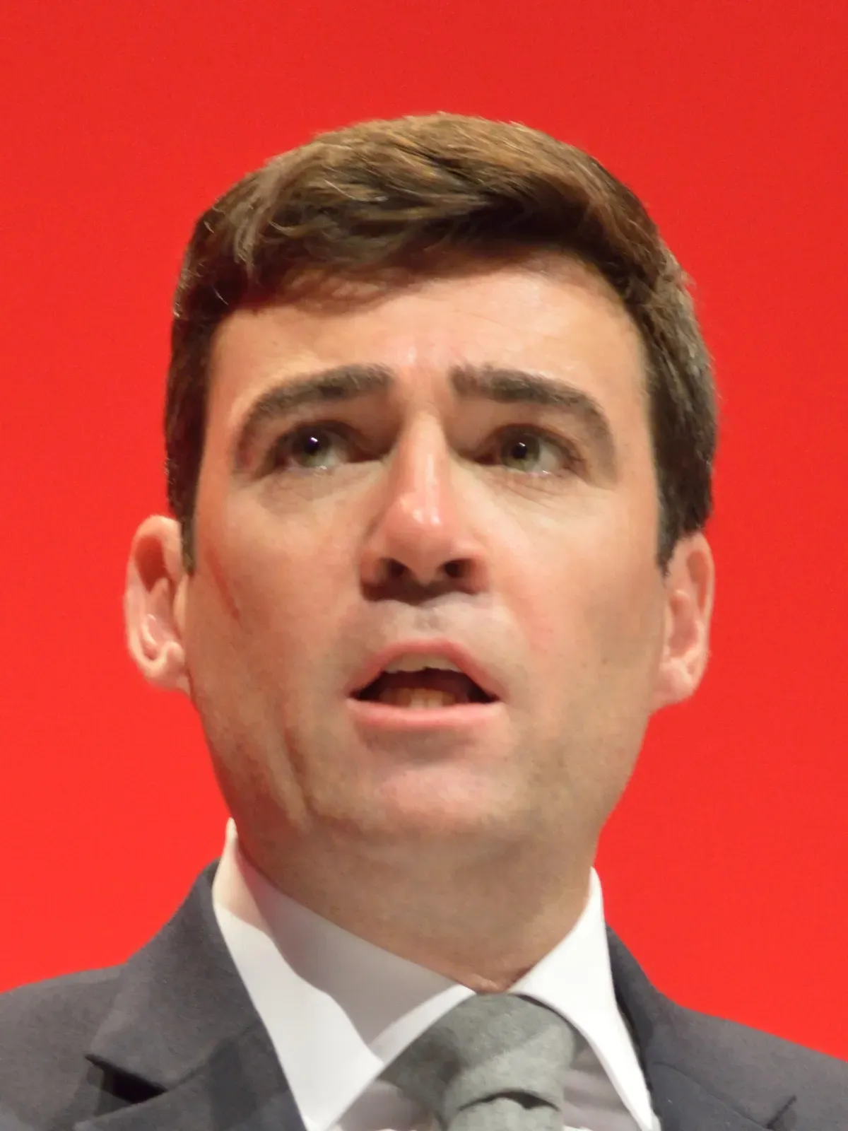 Andy Burnham giving his final Shadow Home Secretary speech at the 2016 Labour Party Conference in Liverpool. Burnham had already announced he would be standing in the Mayor of Greater Manchester election in 2017.