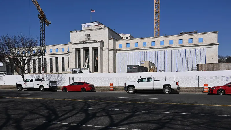 Ongoing construction at the Marriner S. Eccles Federal Reserve headquarters building. This 2.5 billion dollar renovation has been the subject of criticism by President Trump and other government officials. 2051 Constitution Avenue NW, Washington, DC 20418.