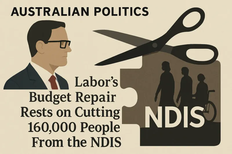 Labor's Budget Repair Rests on Cutting 160,000 People From the NDIS